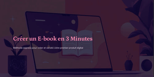 Comment crée un E-book en 3 minute guide